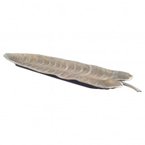 World Menagerie Leaf Metal Accent Tray WLDM6465